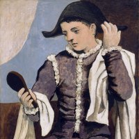 Harlequin with a Mirror. Arlequín con espejo, 1923