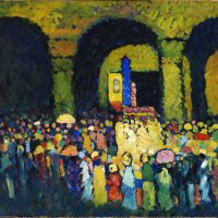 La Ludwigskirche en Múnich. Wassily Kandinsky