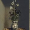 Flowers in an Jug (Reverse). Florero (reverso), c. 1485