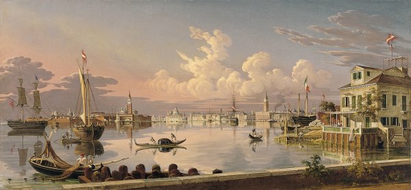 SALMON ROBERT. Vista de Venecia