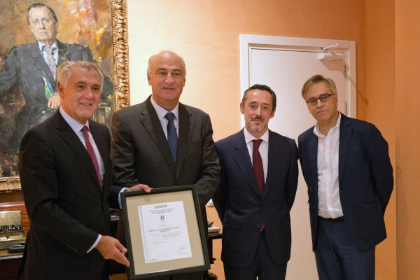 Evelio Acevedo, Fernando Benzo, Jesús Gómez-Salomé y Guillermo Solana