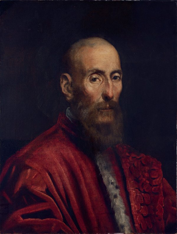Retrato de un senador. Tintoretto (Jacopo Robusti)