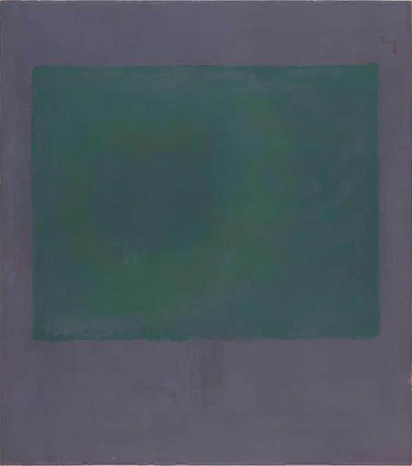 Sin título (Verde sobre morado). Mark Rothko