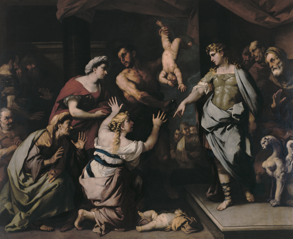 El juicio de Salomón. Luca Giordano