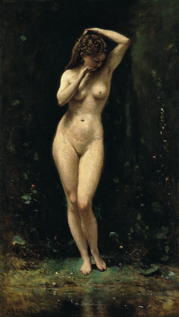 El baño de Diana (La Fuente). Jean-Baptiste-Camille Corot