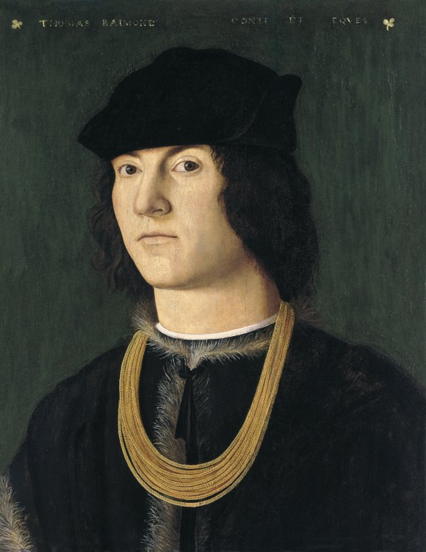 Portrait of Tommaso Raimondi. Retrato de Tommaso Raimondi, c. 1500
