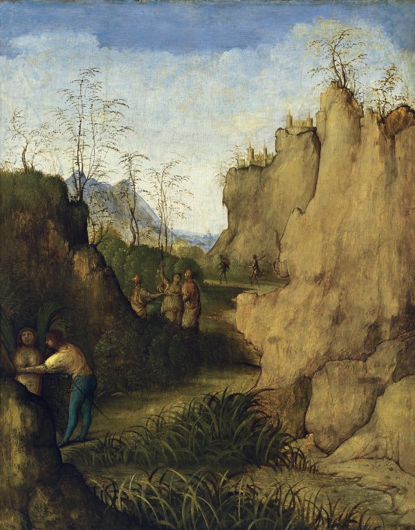 Ladon and Syrinx. Ladón y Siringe, c. 1510