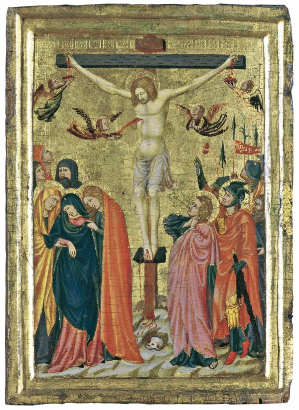La Crucifixión. Maestro DE LA SALA CAPITULAR DE POMPOSA