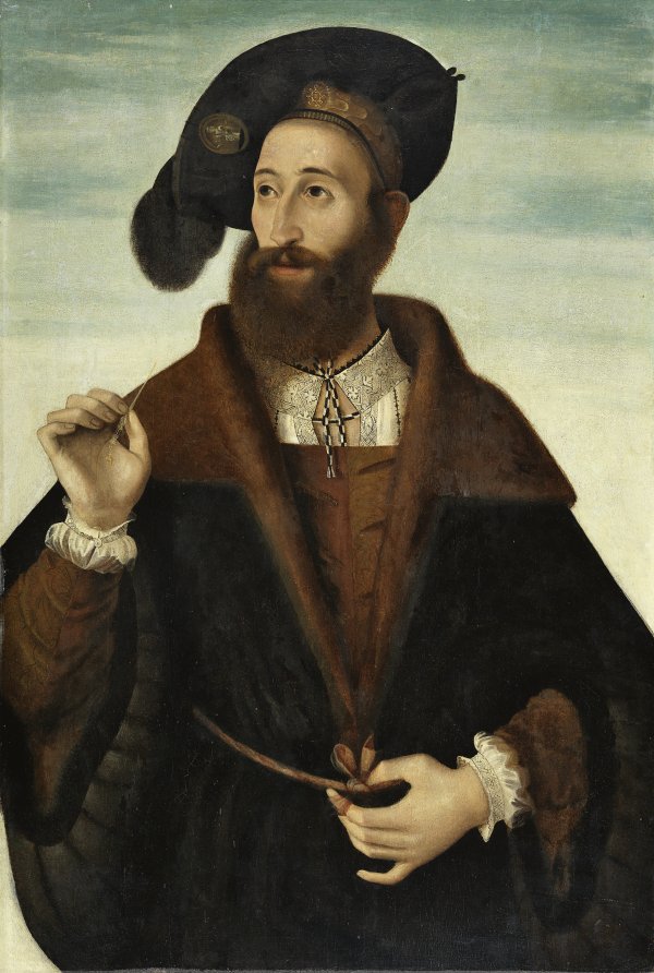 Portrait of a Man. Retrato de un hombre, c.1525-1530