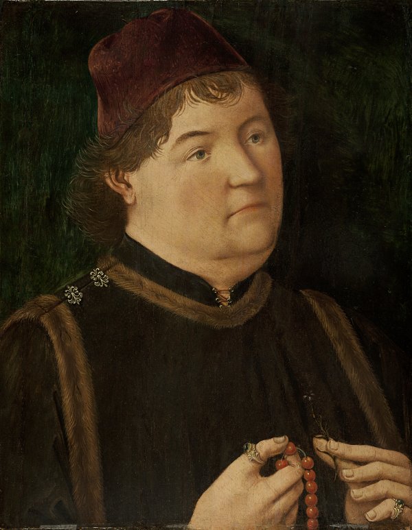 Retrato de un hombre. Anónimo ALEMÁN h. 1480