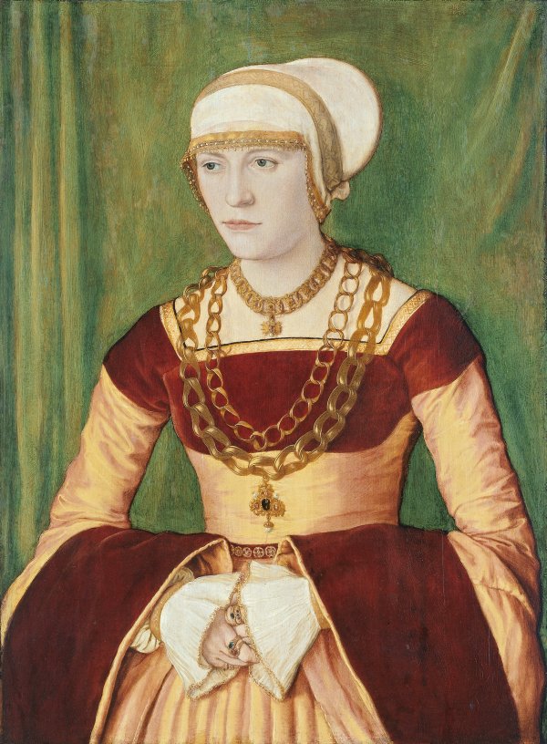 Portrait of Ursula Rudolph. Retrato de Úrsula Rudolph, 1528