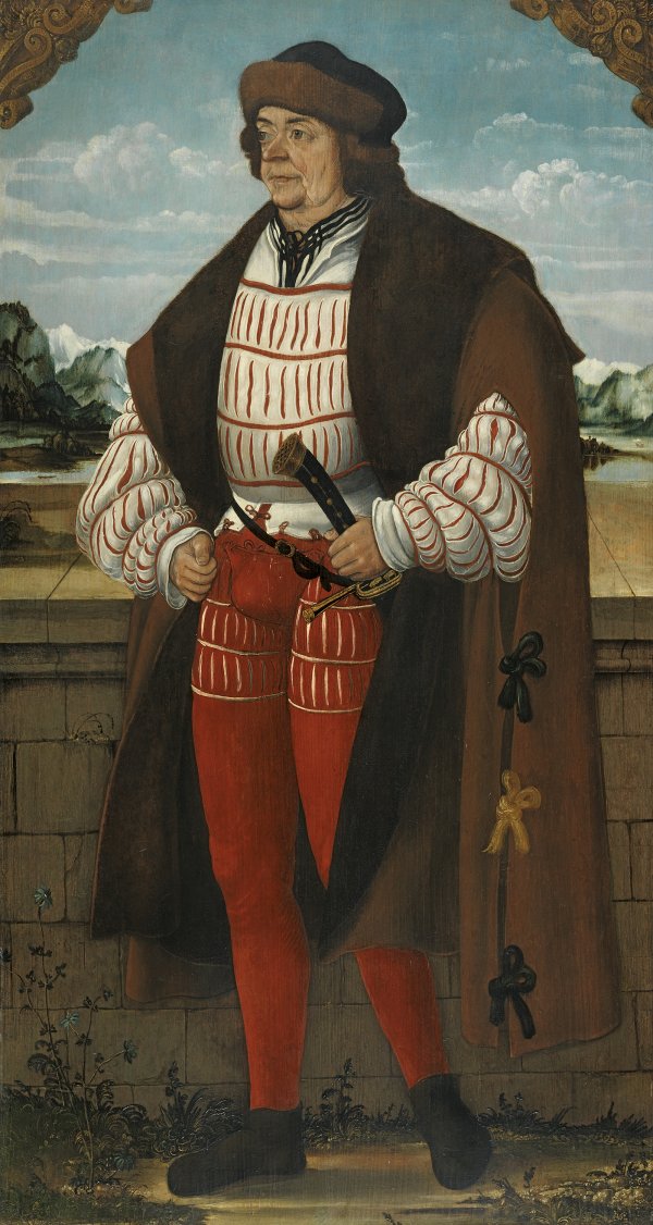 The Court Jester known as "Knight Christoph". El bufón llamado "el caballero Cristóbal", 1515
