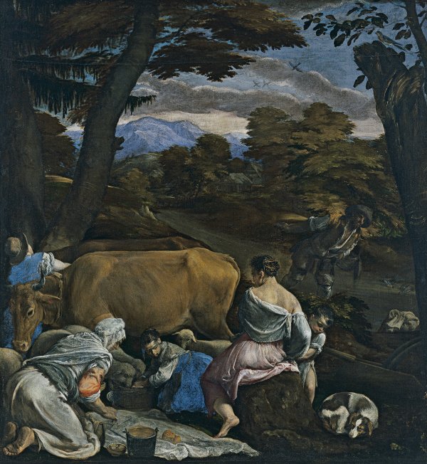 La parábola del sembrador. Jacopo (Jacopo da Ponte) Bassano