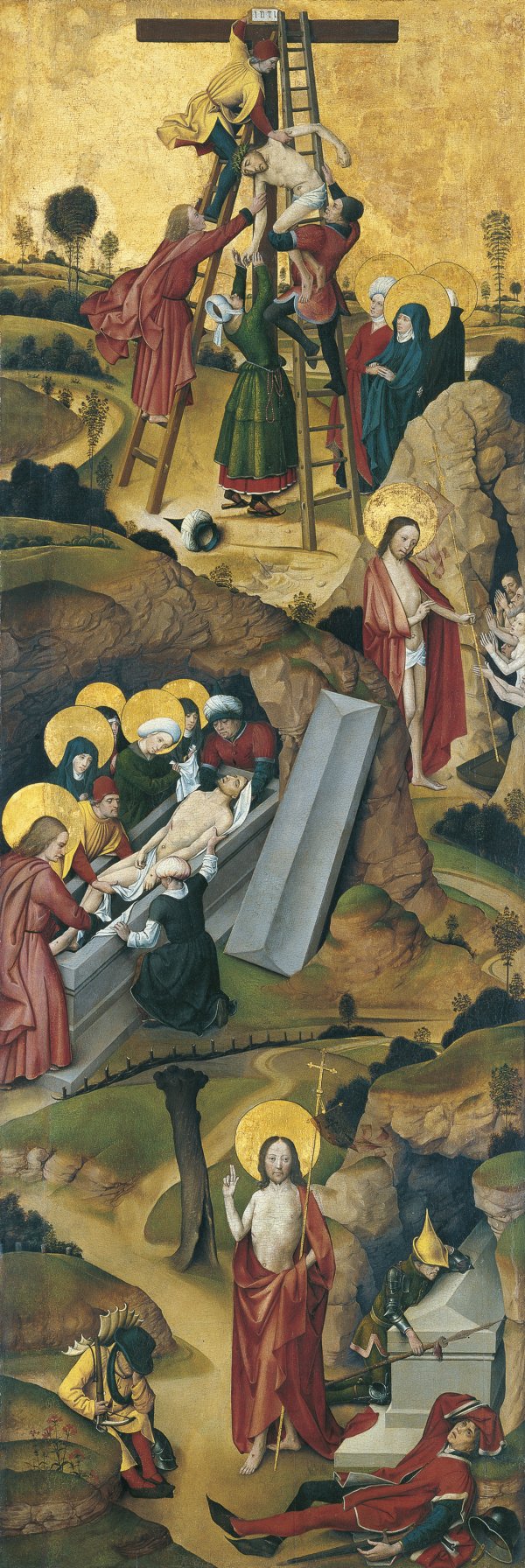 Four Scenes from the Passion. Cuatro escenas de la Pasión, c. 1495-1500