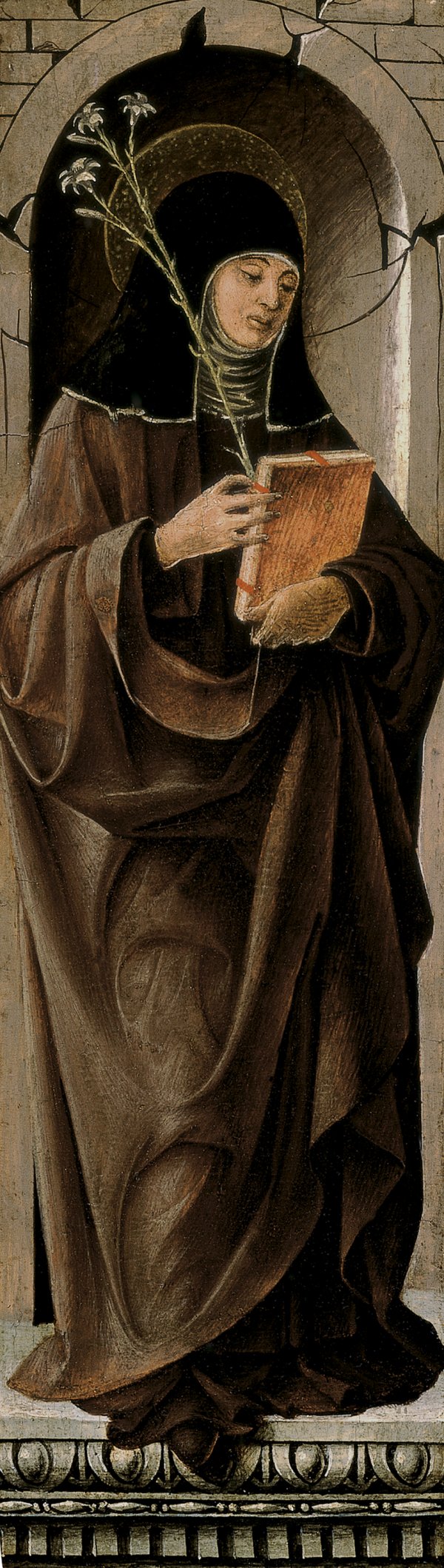 Saint Claire. Santa Clara, c. 1470-1472