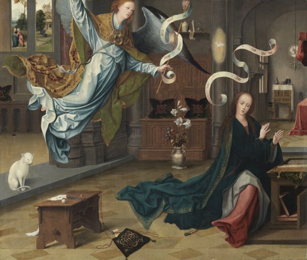 The Annunciation. La Anunciación, c. 1520