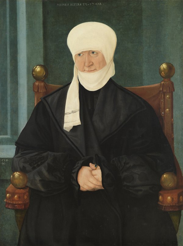 Portrait of a Woman aged Fifty-seven. Retrato de una mujer de cincuenta y siete años, 1539