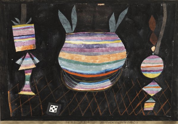 Bodegón con dado, 1923, 22. Paul Klee
