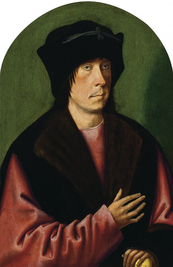 Retrato de un hombre. Anónimo HOLANDÉS activo c. 1520
