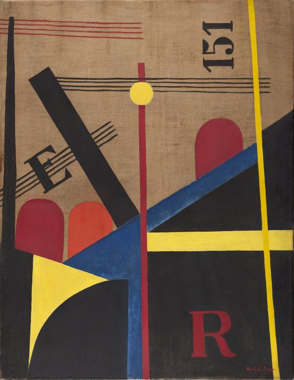 Large Railway Painting. Gran pintura del ferrocarril, 1920
