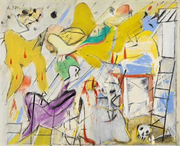 Abstracción - Kooning, Willem de. Museo Nacional Thyssen-Bornemisza