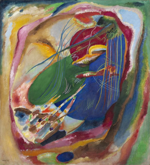 Pintura con tres manchas, n.º 196. Wassily Kandinsky