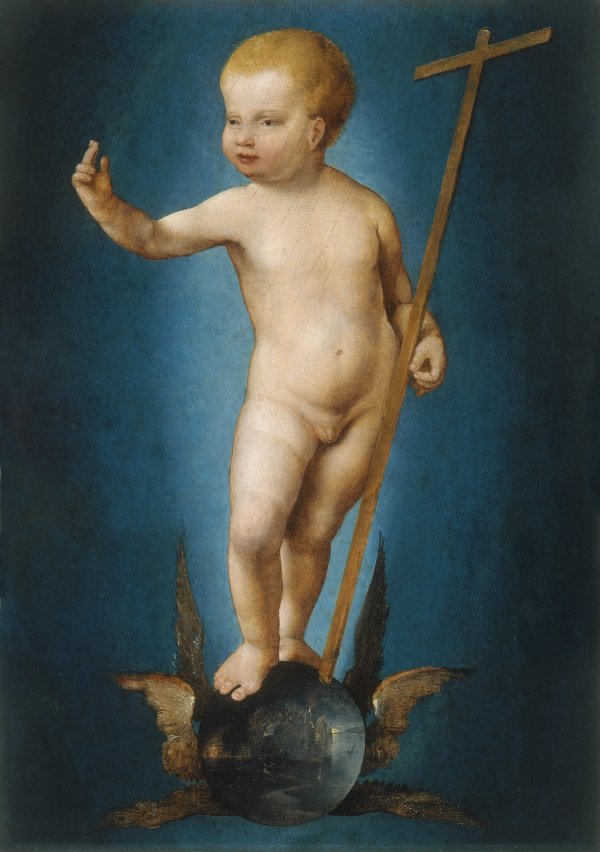 The Infant Christ on the Orb of the World. Niño de la Pasión sobre la bola del mundo, c. 1530