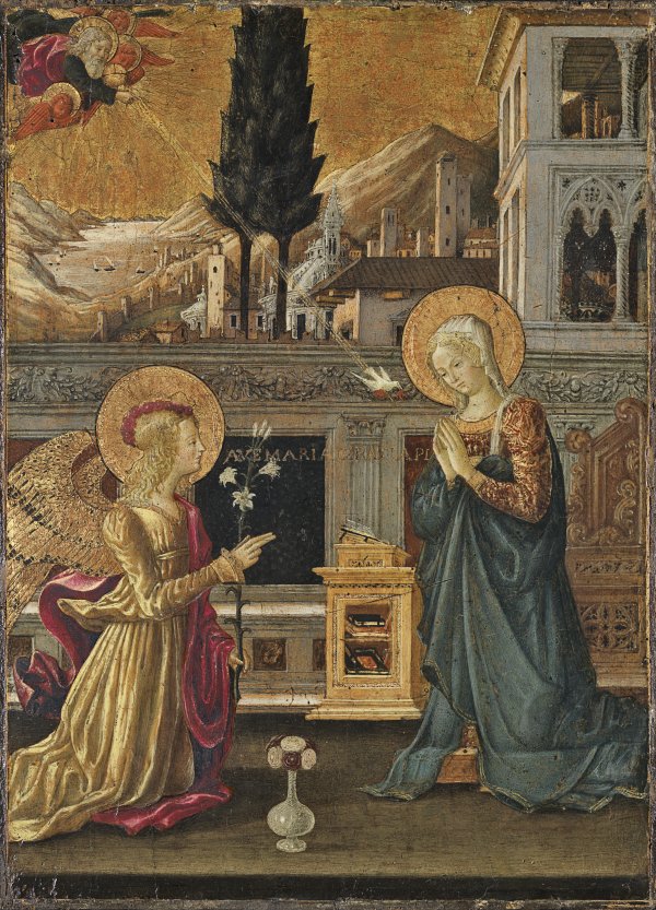 The Annunciation. La Anunciación, c. 1455
