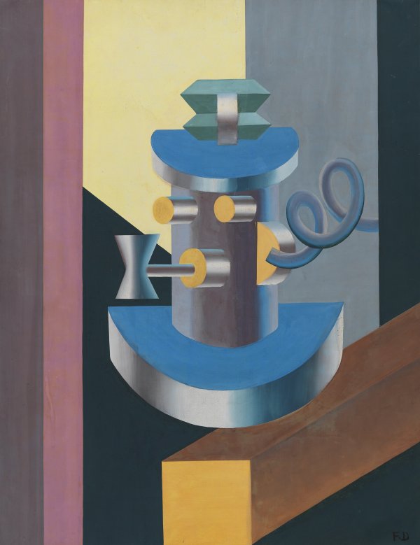 Automaton with a Pipe - Depero, Fortunato. Museo Nacional Thyssen
