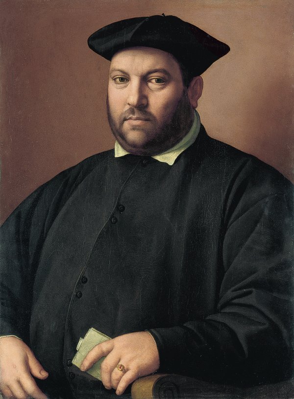 Portrait of a Nobleman of the Capponi Family. Retrato de un caballero de la casa Capponi, c. 1555