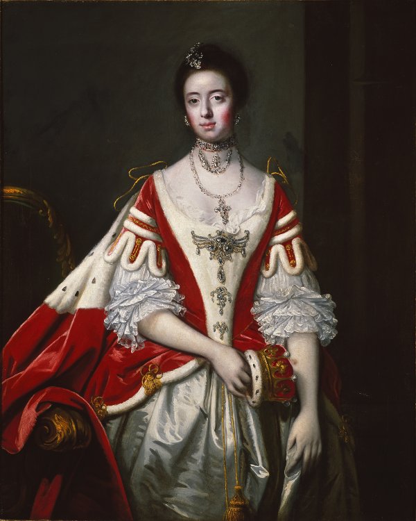 Frances, Countess of Dartmouth. Frances, condesa de Dartmouth, 1756