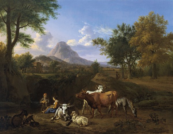 Pastoral Scene. Escena pastoril, 1663