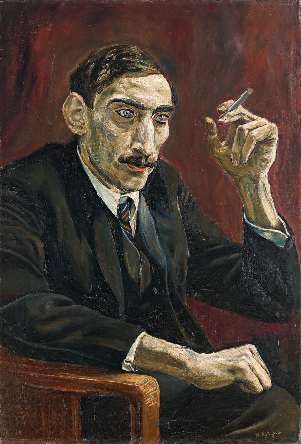 Retrato de un periodista del Este. Rudolf Schlichter
