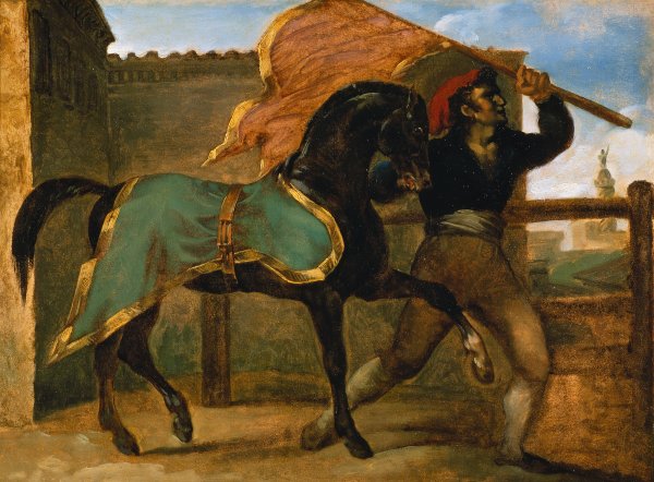 Horse Race. Carrera libre de caballos, c. 1817