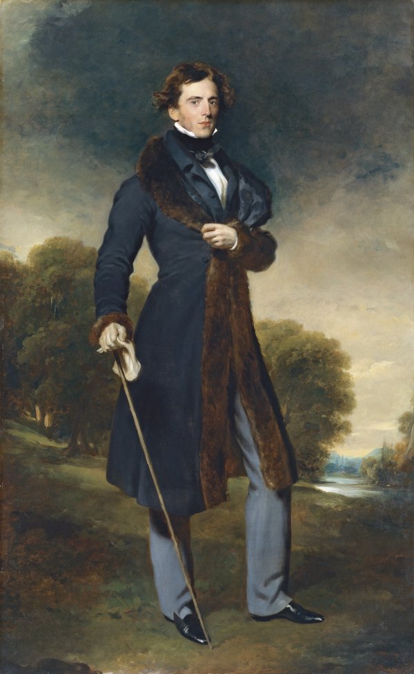 Portrait of David Lyon. Retrato de David Lyon, c. 1825