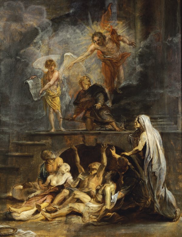 Saint Roch as Patron of Plague Victims. San Roque como patrón de la peste, c. 1623