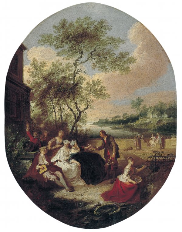 The Four Seasons: Spring. Las cuatro estaciones: primavera, c. 1725-1729