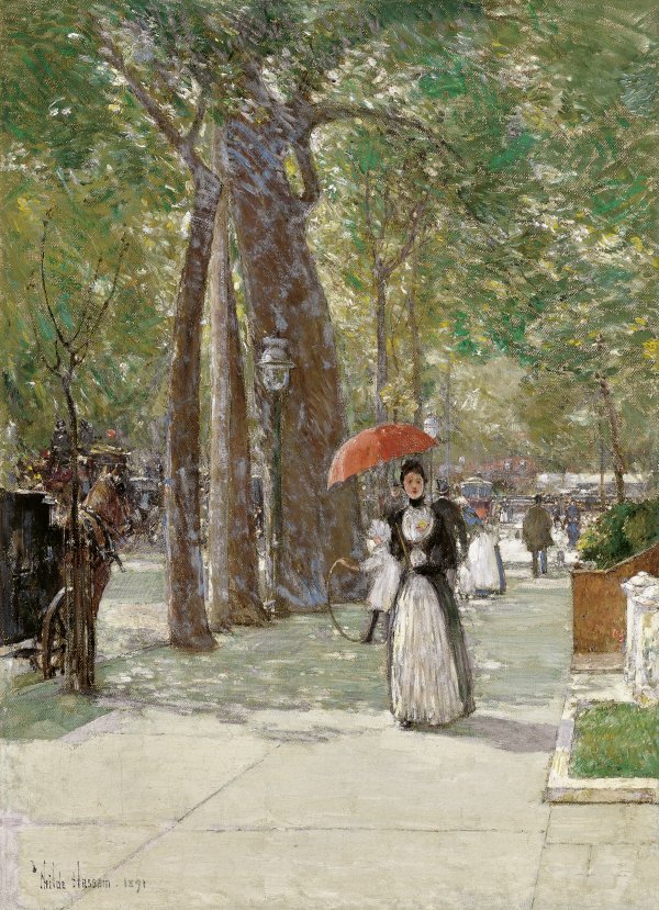 Fifth Avenue At Washington Square New York Hassam Childe Museo Nacional Thyssen Bornemisza Fifth Avenue At Washington Square New York Hassam Childe Museo Nacional Thyssen Bornemisza