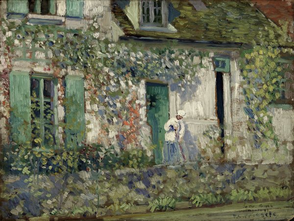 La casa en Giverny. Frederick Carl Frieseke
