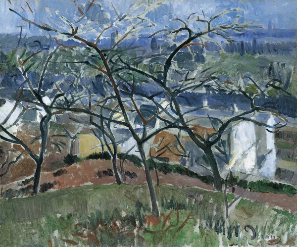 Landscape around Chatou. Paisaje en los alrededores de Chatou, 1904-1905