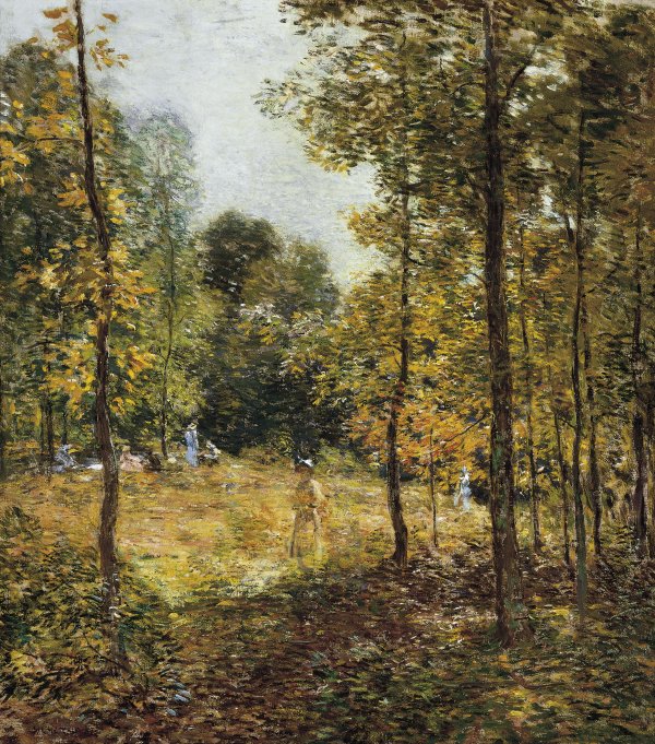 La merienda campestre1907 La merienda campestre. Willard L. Metcalf