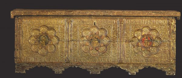 Cassone. Anónimo SIENÉS. Pintura atribuida a Benedetto di Bindo