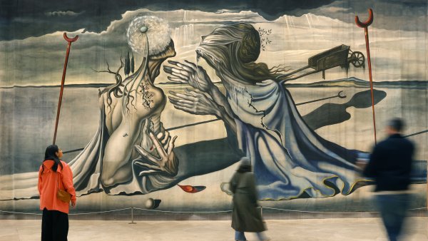 Installation view of 'Mad Tristan' (1954), by Salvador Dalí