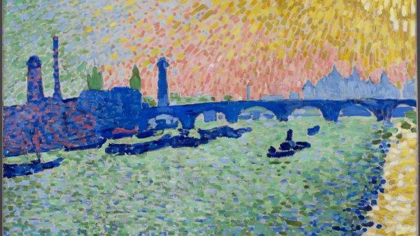 El puente de Waterloo, 1906