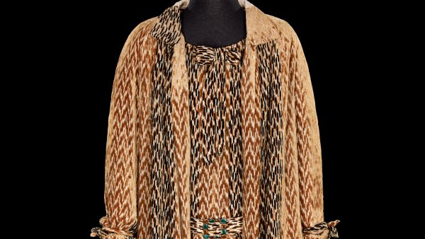 Conjunto de día: vestido, chaqueta y cinturón, 1928-1930