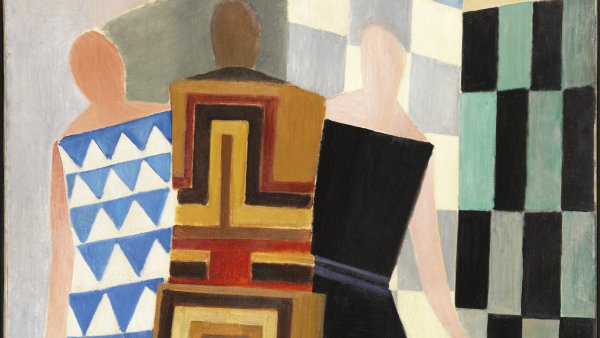 Vestidos simultáneos (Tres mujeres, formas, colores), 1925