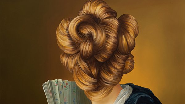 Girl With A Fan (after Johann Heinrich Tischbein the Elder), 2023