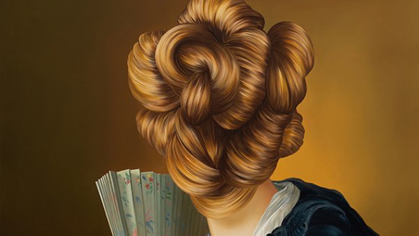 Girl with a Fan (after Johann Heinrich Tischbein the Elder), 2023 