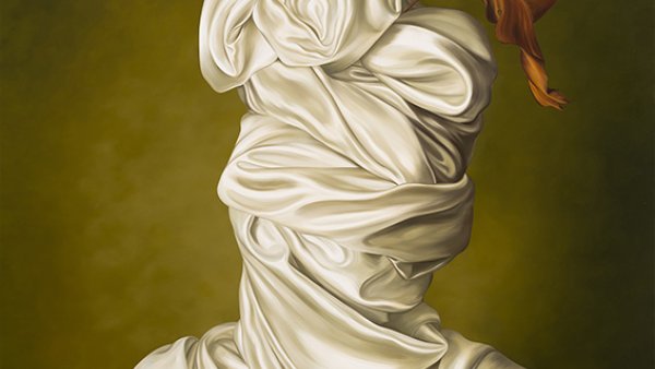 Silk and Musa Leaf, 2025 