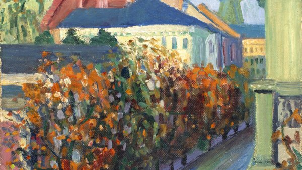 Vista desde la casa del hermano de la artista, Bonn, 1908
